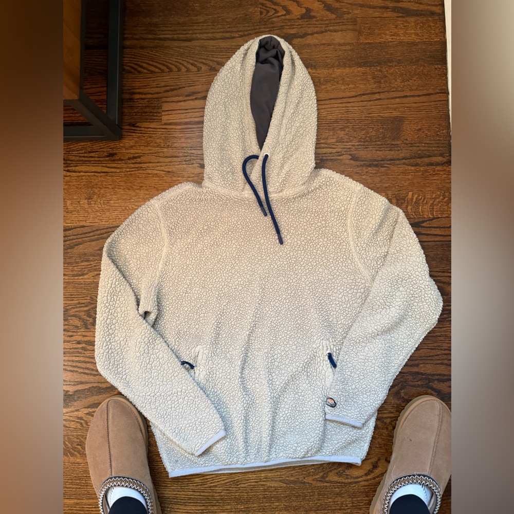 Chubbies Cream Sherpa Hoodie